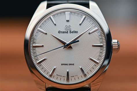 grand seiko hand wound spring drive.